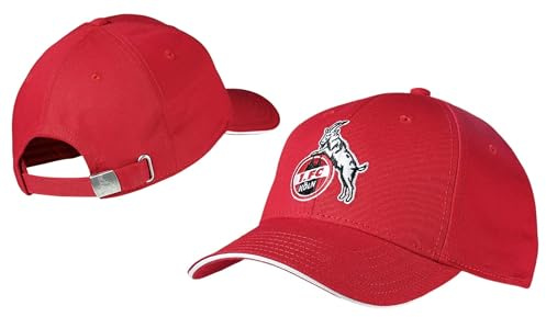 Generisch Basecap 1. FC Köln - Basic Logo - ROT | Kappe | Schildmütze | Cap