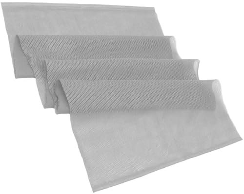 HAKIDZEL Silver Speaker Grill Cloth Mesh Fabric for Stereo System with Protective and Buffering Features Breathable Speaker Fabric