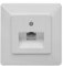 ZE 10 x UAE-Dose 1x8(4) UP perlweiss ISDN Ausfuehrung - 4 Kontakte belegt mit Schraubklemmen