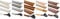 netproshop 1m Fussboden Kabelkanal 40mm breit selbstklebend, Farbe:Hellbraun Meliert
