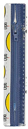 Opti S40-12-00223 Reißverschluss, 100 Prozent Polyester, 00223 Blau, 12cm