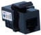 RiteAV RJ11–12 Telefon Keystone Jack (Punchdown Typ) Schwarz