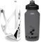 Cube HPP Cage - Matt Turquoise/Black & Flow Bottle - Turquoise, 500ml / Water Drink Flask Vessel Bidon Holder Mount Bracket Kit Lightweight Plastic Drinking Hydration Bike Riding Frame Accessories