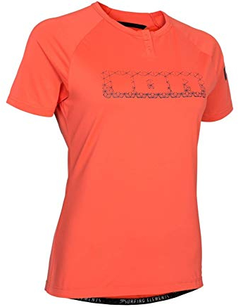 Ion Button Traze Damen Fahrrad Trikot kurz orange 2018: Größe: M (38)