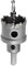 sourcingmap Carbide Hole Saw Drill Bit, 40mm Hole Cutter for Stainless Steel Alloy Cast Iron Copper Metal Sheet, with Limit Step