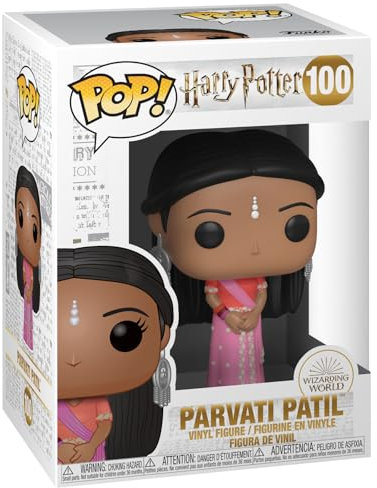 Funko Pop! Vinyl Harry Potter-Parvati Patil - (Yule)- Figurine en Vinyle à Collectionner - Idée de Cadeau - Produits Officiels - Jouets pour Les Enfants et Adultes - Movies Fans