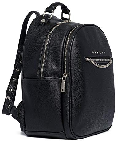 Replay Damen Fw3895.000.a0132d Rucksackhandtasche Schwarz (Black)