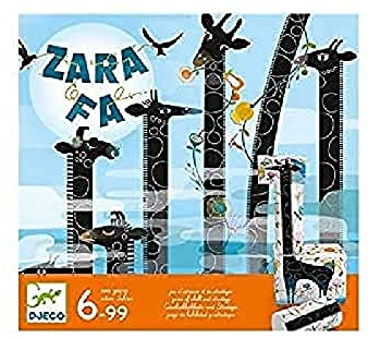 DJECO - Juego Zarafa Spielzeug zum Stapeln und Stecken, 38599