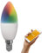 idinio® Smart RGB-Kerze 470 color, 1 Stück, E14, dimmbar per App, warmweiß + RGB, 5 Watt, WLAN, App für iOS und Android, Skill für Echo