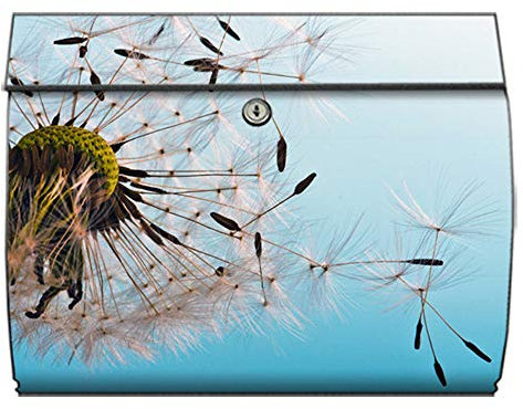 motivX-Ideenwerkstatt Briefkasten Swing Wandbriefkasten mit Motiv Pusteblume