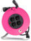 as - Schwabe Kabeltrommel m, Made in Germany, IP 20, Innenbereich-Kabelrolle rosa, 230 V / 16 A, Trommel mit 4 Schutzkontakt-Steckdosen, pink I 15100