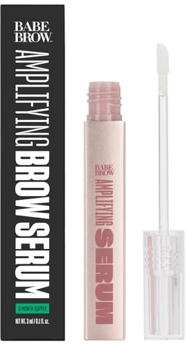 Babe Original Brow Serum For Thicker Looking Eyebrows - Brow Serum with Peptides, Castor Oil, Biotin, Repairing Amino Acids | 3mL size