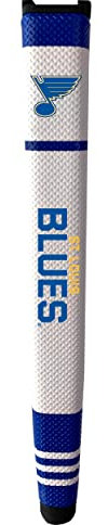 Team Golf NHL ST Louis Blues Golf Putter-Griff Team Golf NHL Golf Puttergriff (mehrfarbig) mit abnehmbarem Ballmarker, langlebig, breiter Griff und einfach zu kontrollieren