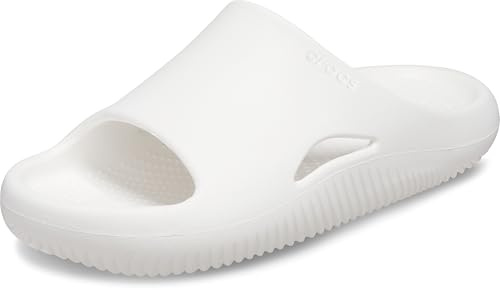 Crocs Unisex Mellow Recovery Slides Sandale, White, EU 38–39
