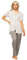 Ex High Street Brand Floral Print Cotton Pyjamas for Women UK, Ladies Short Sleeve Loungewear Pjs Nightwear Khaki