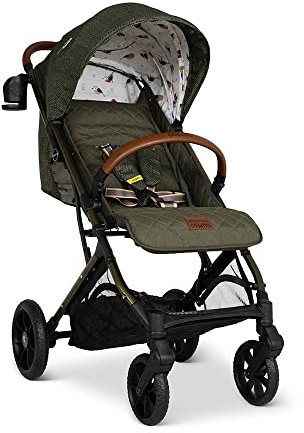 Cosatto Woosh Trail Buggy, Geburt – 25kg, Federung für alle Untergründe, kompakt, freistehend faltbar, UPF 100+ Sonnenverdeck, Gratis Regenschutz (Bureau)