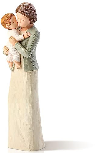 Carracci Grandma Figurines, Sculpted Hand-Painted Grandmother and Grandchild Figures Gifts for Birthday Mother's Day Anniversary