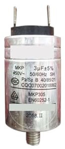 ALturn Condensateur de pièces de Machine à Laver MKP305 3UF 450V