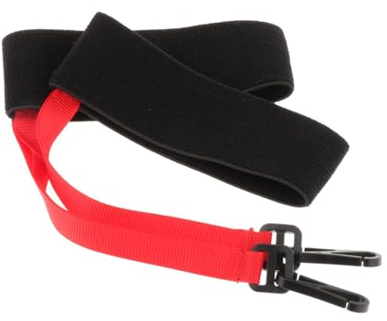 Fonowx 2Pcs Handschlaufen für Skihandschuhe, Ski Glove Wrist Straps, Elastische Befestigungsschlaufen Handschuh, Handgelenkschlaufen Handschuhe, Elastischer Handschuhband für Winterhandschuhe, Rot