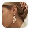 Adramata Orecchini Pendenti per Donne, Orecchini Sposa Matrimonio, Cristalli Goccia Multi Marquise Cluster Bling Orecchini Pendenti, Orecchini Verdi/Rosa Rossa/Rossi/Bianchi/Oro,2
