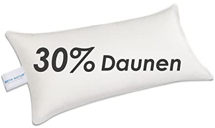 BEFA NATUR Daunenkissen 60x80 cm aus 30% Daune und 70% Federn, Öko-Tex 100 Klasse 1 Zertifiziert, Downpass - Programm und Preise für Hotellerie und Geschäftskunden