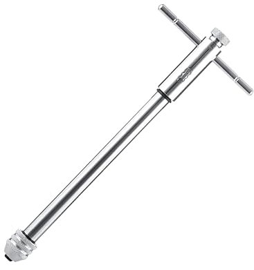 Rallonge de taraud, porte-outil avec poignée coulissante, pour taraud, longueur : M5 à M12, porte-outils avec poignée coulissante, pour taraud (argenté)