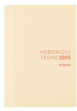 Hobonichi Techo - Libro original 2025 [japonés/A6/inicio de enero/lunes/planificador]