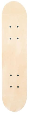 Asttenno 58,5 cm Skateboard-Deck, Ahorn-Skatebrett, für Erwachsene und Kinder, Selbstgemacht, Handbemalt, Dekoratives Brett, Doppelwippe
