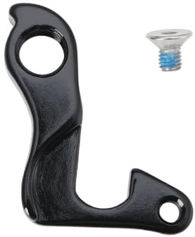 Create idea 1 x Fahrrad-Heckhaken CC177 Aluminiumlegierung, Schaltauge für Schaltwerk, Hinterrad, mechanischer Schalthaken, kompatibel mit Orbea-Fahrrädern, schwarz