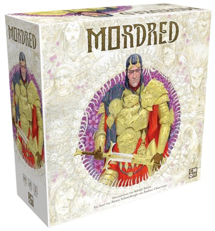 CMON, Mordred, Grundspiel, Strategisches Kennerspiel, Deutsch | Gebietskontrollspiel mit taktischer Tiefe für 2-4 Spieler, 90 Minuten, Brettspiel ab 14 Jahren
