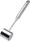 Fissler Essential/Edelstahl-Fleischklopfer (28 cm / 0,4 kg) runder Fleischhammer, Schnitzel-Klopfer, mit Aufhänge-Öse, Spülmaschinen-geeignet