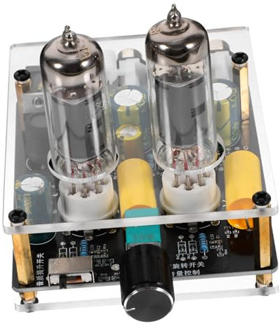 Hoement Preamplificatore Valvole Stereo Hi-fi Scheda Preamplificatore Valvolare Per Giradischi e Fonografo Amplificatore Audio Vuoto Per Impianto Home Theater