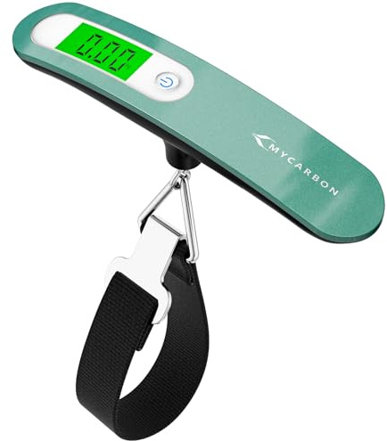 MYCARBON Luggage Scale Portable Digital Suitcase Scales Hanging 110lb/50kg