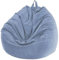 Highdi Sitzsack für Kinder, Dunkelblau Klein Sitzsack (Keine Füllung), Abnehmbarer Sitzsäcke, Für den Innen- oder Außenbereich Lazy Gaming Bean Bag Chair(70 x 80 cm)