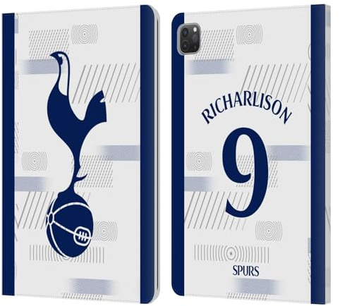 Head Case Designs Offizielle Tottenham Hotspur F.C. Richarlison 2023/24 Spieler Leder-Wallet-Hülle Kompatibel mit Apple iPad Pro 11 2020/2021 / 2022