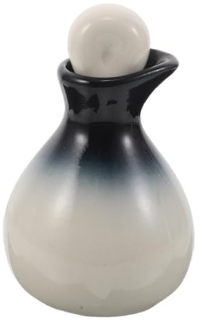 Keramikgefäß für Ätherische Öle, Weiße Duftölflasche für Spa | Präzise Dosierung, Luftdichtes Design, für Parfüms und Aromamischungen, für Heim und Profi Nutzung