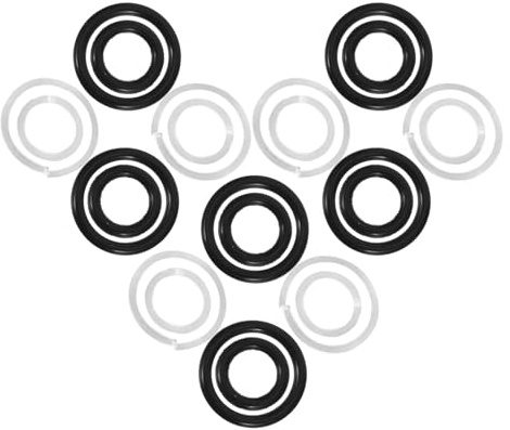 AKOOSY 24pcs Jack Oil Seal Hydraulic Seal Gasket Bonded Sealing Washers Bottle Jack Repair Kit Parts