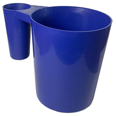 AMSLSIU Pichet doseur de Piscine fiable et de qualité supérieure, Facile à Utiliser grâce à sa poignée Robuste et légère. Pelle doseuse Portable avec poignée pour Piscine.