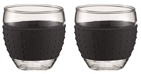 Bodum - 11165-01 - Pavina - Set 2 Verres - 0,1 L - Noir