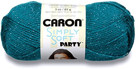 Caron Simply Soft Party - 85g- Teal Sparkle