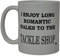 Rogue River Kaffee Tasse Angeln Fisch Romantische Spaziergänge der Tackle Shop Neuheit Tasse tolle Geschenkidee für Männer Ihn Dad Opa Fisherman