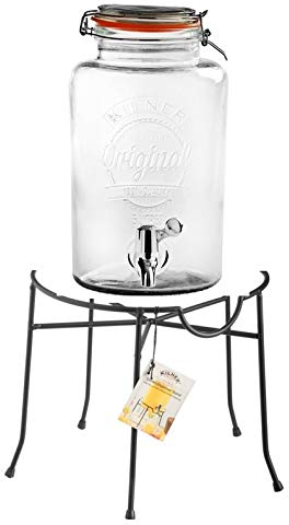 Kilner 5L Clear Drinks Dispenser & Stand