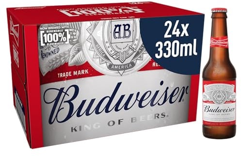 Budweiser Beer, 33 cl - Case of 24