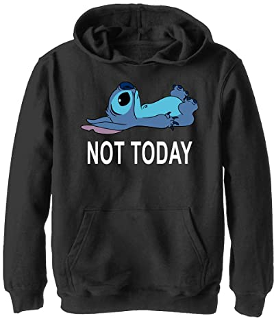 Disney Lilo & Stitch - Not Today YTH Hoodie Black 5/6