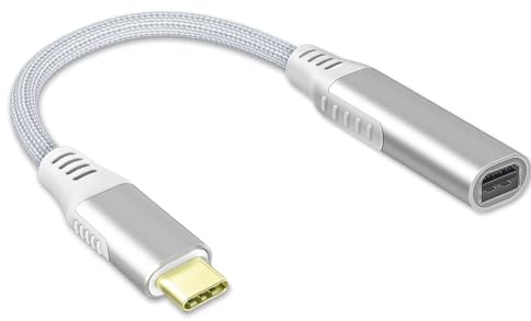 Jasput USB C auf Mini DisplayPort Adapter, USB-C auf Mini Displayport Kabel 4K @ 60Hz & Nylon kompatibel mit MacBook Pro 2016–2023/Air, Chromebook Pixel, iPad Pro 2018–2020, Galaxy S8-S23 mehr