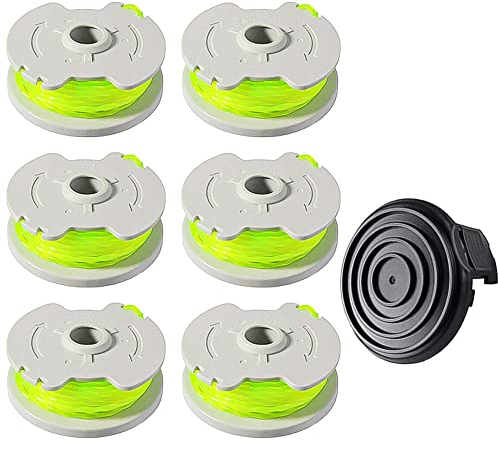Rasentrimmerfaden für Worx WA0014/WA0037, Ersatzfaden für Worx WG184, WG190, WG191, WG168 (6), 3,5 m