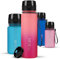 720°DGREE Trinkflasche Kinder 500ml “uberBottle“ softTouch +Sieb - Auslaufsicher, BPA-Frei - Flasche für Schule, Sport, Fitness - Wasserflasche aus Tritan - Schmal, Leicht, Stoßfest, Wiederverwendbar