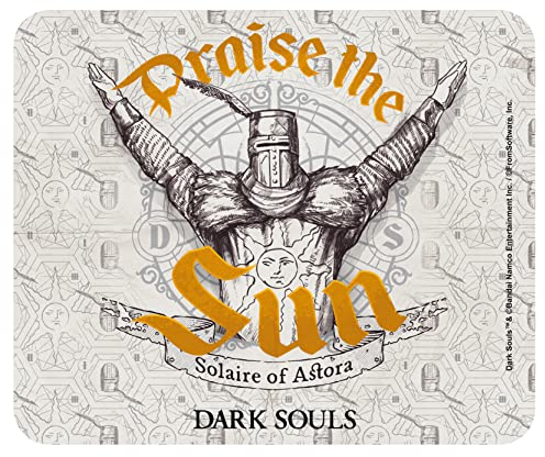 ABYSTYLE - Dark Souls Tappetino per mouse morbido Praise The Sun
