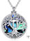 YFN Baum des Lebens Halskette Sterling Silber Keltischen Lebensbaum Anhänger Schmuck Geschenke für Damen Herren Mädchen (Chai Urne)