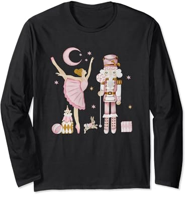 Casse-noisette de Noël avec motif de rat et souris Manche Longue